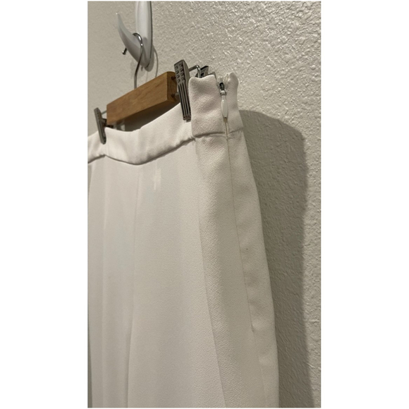 ZARA White Ruffle Pants - Picture 3 of 6